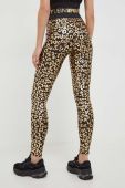 Легінси PLEIN SPORT жіночі колір золотий візерунок