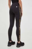 Легінси PLEIN SPORT жіночі колір чорний з принтом (3686425)