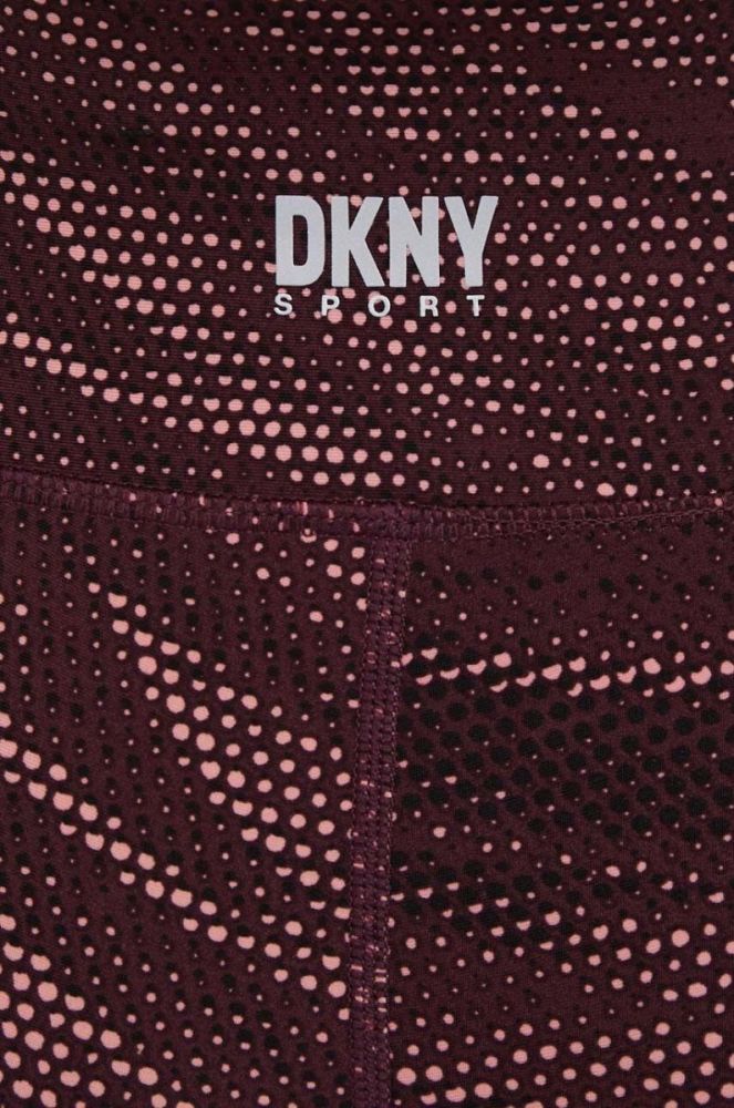 Легінси Dkny жіночі візерунок колір червоний фото 4