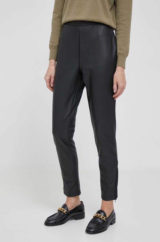 Легінси Dkny жіночі колір чорний однотонні (3477557)