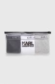Шкарпетки Karl Lagerfeld 3-pack жіночі колір чорний