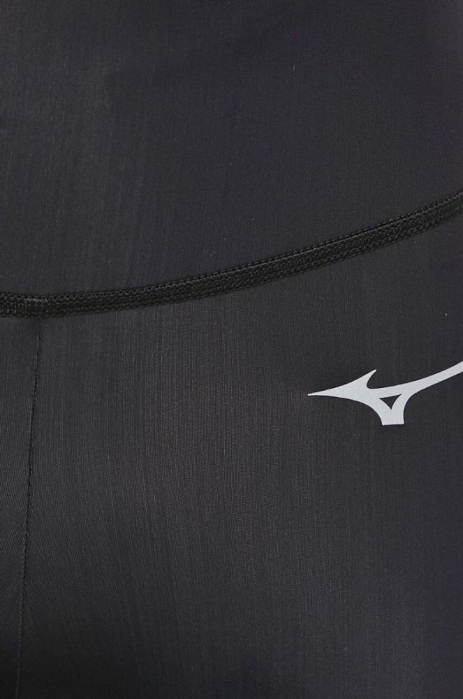 Легінси для бігу Mizuno Impulse Core колір чорний з принтом фото 4