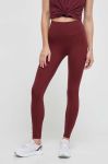 Легінси для тренувань Casall колір бордовий однотонні