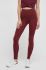 Легінси для тренувань Casall колір бордовий однотонні