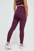 Легінси для тренувань P.E Nation Free Play колір бордовий однотонні