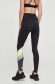 Легінси для тренувань P.E Nation Check Mark колір чорний з принтом