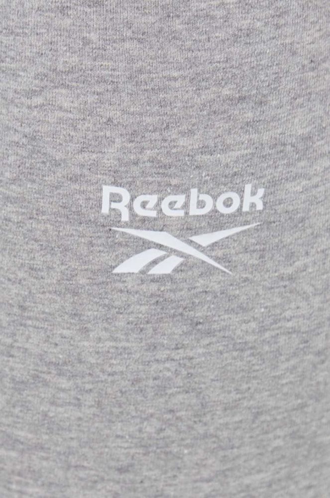 Легінси Reebok жіночі колір сірий меланж (3575258) фото 4