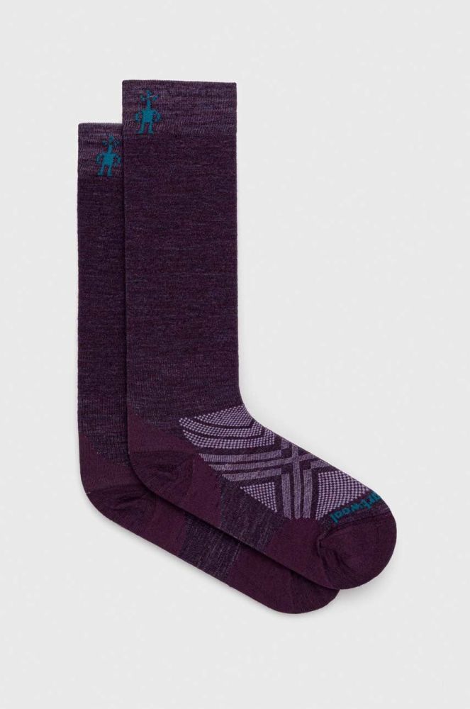 Лижні шкарпетки Smartwool Ski Zero Cushion OTC колір фіолетовий