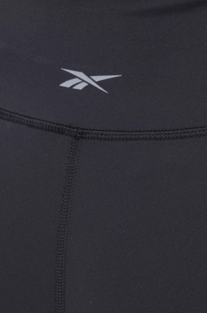 Легінси для тренувань Reebok Lux колір чорний однотонні (3549343) фото 4