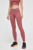 Легінси для тренувань Reebok Lux колір рожевий однотонні