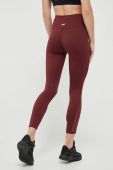 Легінси для тренувань Reebok Identity колір бордовий однотонні