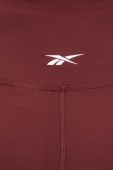 Легінси для тренувань Reebok Identity колір бордовий однотонні