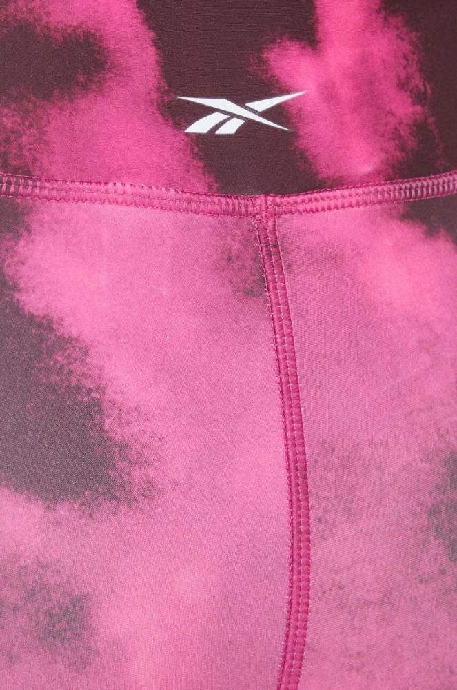 Легінси для тренувань Reebok Identity колір рожевий візерунок фото 4