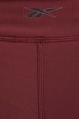 Легінси для тренувань Reebok Lux колір бордовий однотонні
