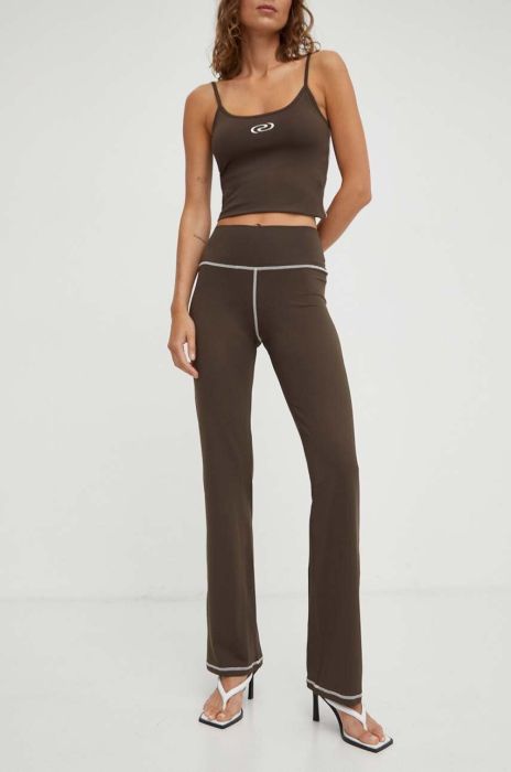 Легінси R?sum? жіночі колір коричневий однотонні