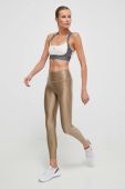 Легінси для тренувань Reebok Lux колір золотий однотонні