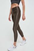 Легінси для тренувань Reebok Lux колір коричневий однотонні