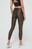 Легінси для тренувань Reebok Lux колір коричневий однотонні