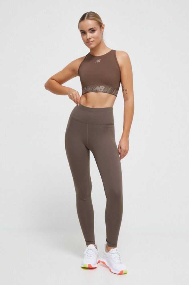 Легінси для тренувань Reebok LUX COLLECTION колір зелений однотонні фото 2