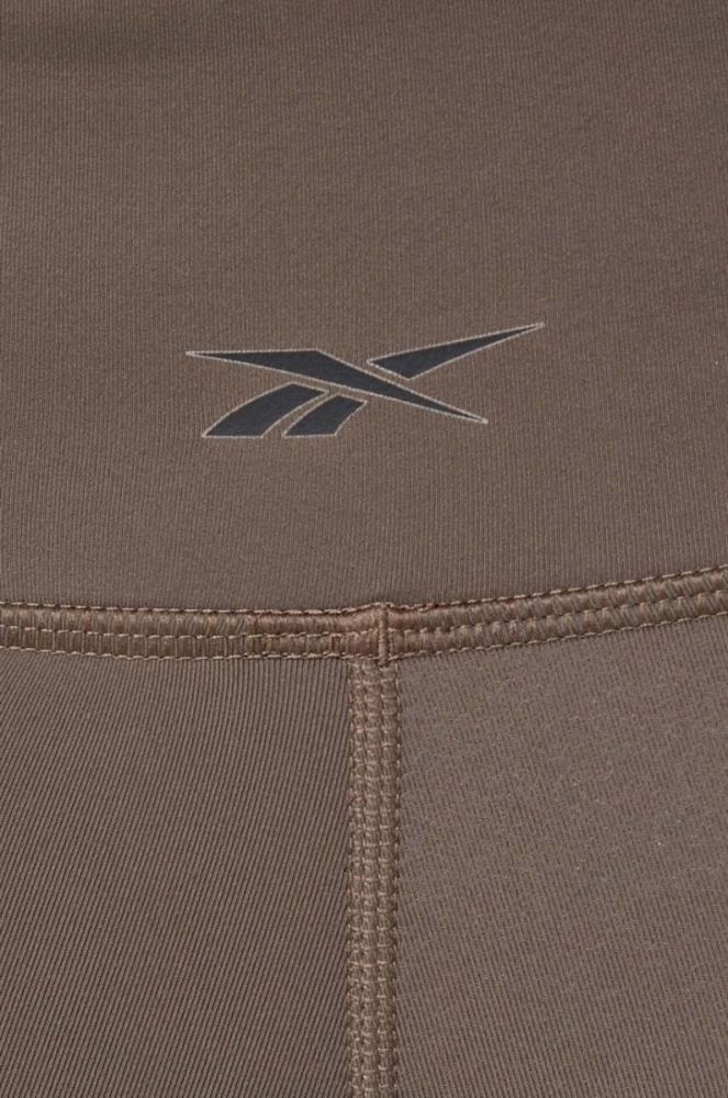 Легінси для тренувань Reebok LUX COLLECTION колір зелений однотонні фото 4