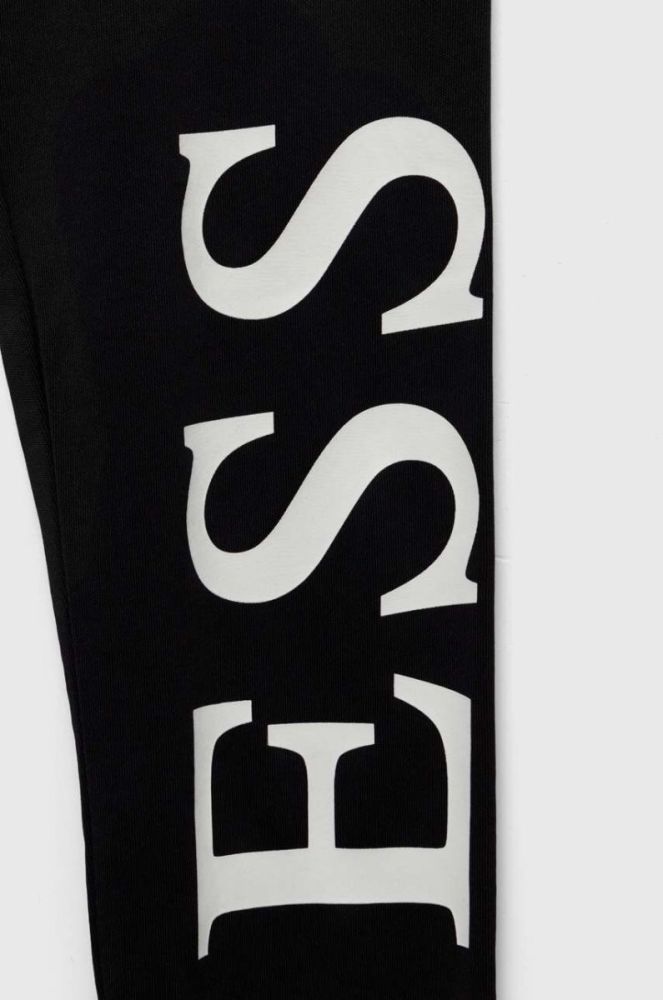 Дитячі легінси Guess колір чорний з принтом (3327996) фото 3