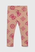 Дитячі легінси Guess колір рожевий візерунок (3296760)