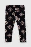 Дитячі легінси Guess колір чорний візерунок (3296765)