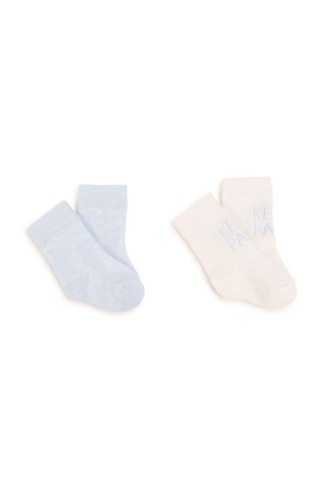 Шкарпетки для немовлят Kenzo Kids 2-pack колір блакитний фото 3