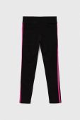 Дитячі легінси adidas колір чорний з аплікацією (3322182)