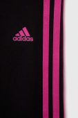 Дитячі легінси adidas колір чорний з аплікацією (3322182)