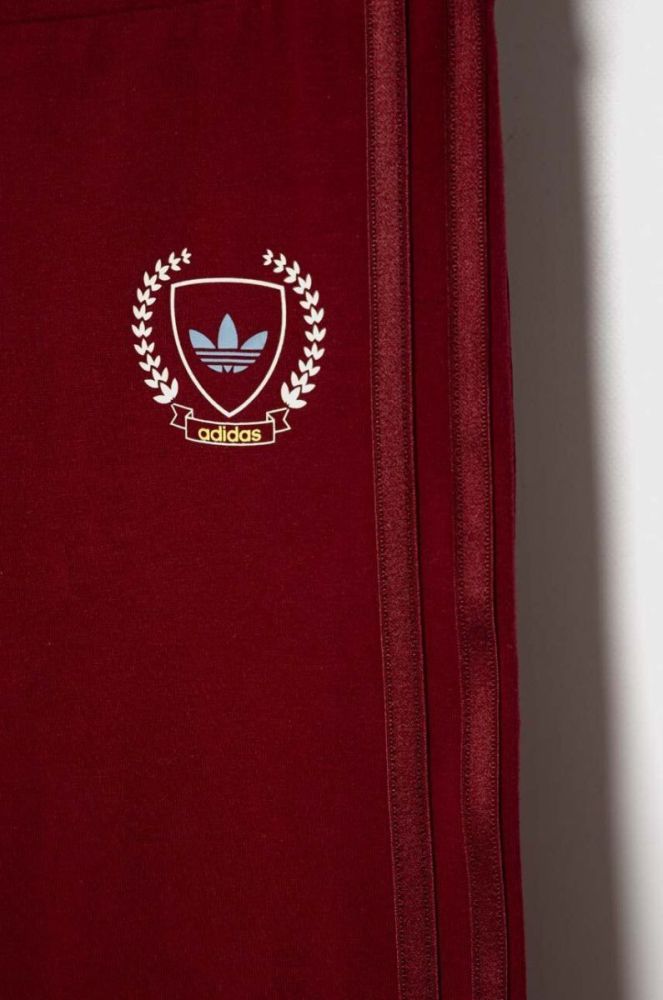 Дитячі легінси adidas Originals колір червоний з аплікацією фото 2