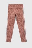 Дитячі легінси adidas Originals колір помаранчевий візерунок