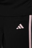 Дитячі легінси adidas колір чорний з аплікацією (3567780)