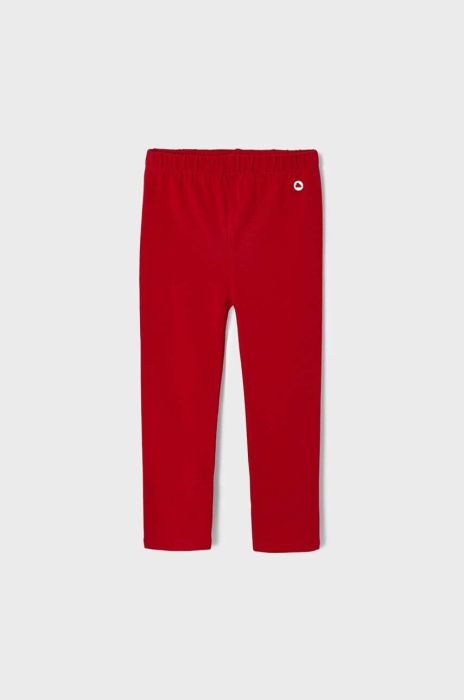 Дитячі легінси Mayoral колір червоний меланж