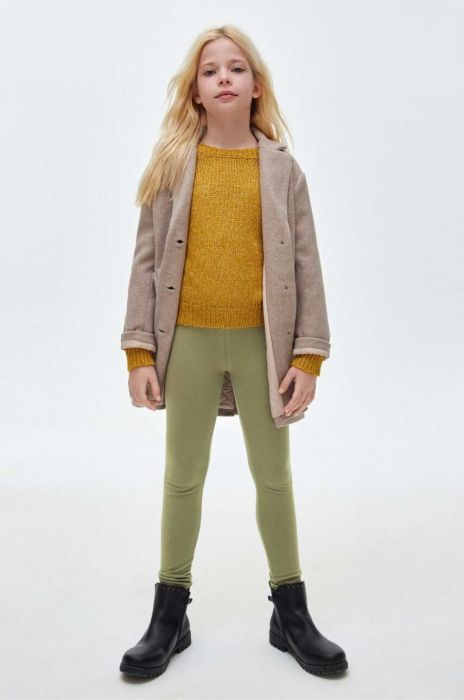 Дитячі легінси Mayoral колір зелений однотонні (3420991)