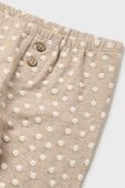Легінси для немовлят Mayoral 2-pack колір бежевий візерунок