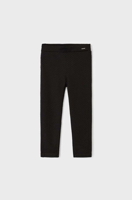 Дитячі легінси Mayoral колір чорний візерунок (3421053)