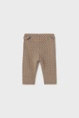 Легінси для немовлят Mayoral Newborn колір коричневий однотонні