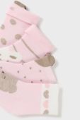 Шкарпетки для немовлят Mayoral Newborn Gift box 4-pack колір рожевий