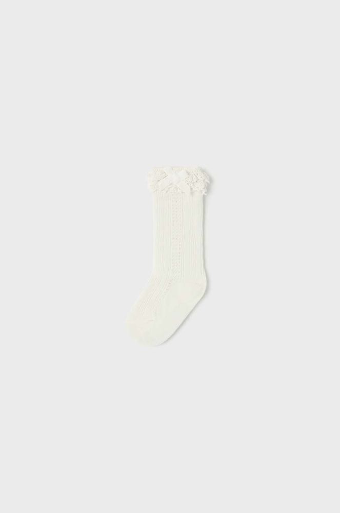 Шкарпетки для немовлят Mayoral колір бежевий