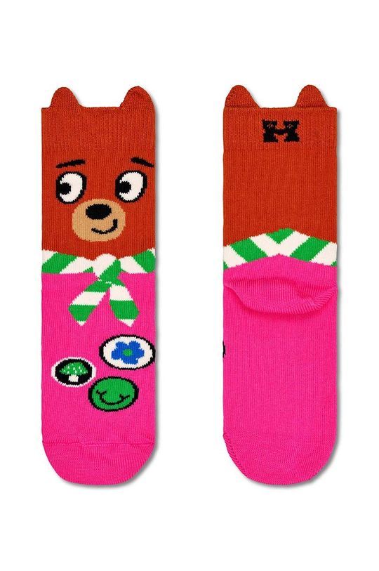 Дитячі шкарпетки Happy Socks Bear Scout Sock колір фіолетовий