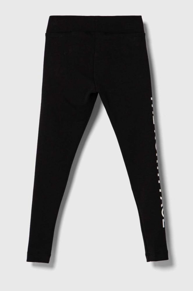 Дитячі легінси The North Face GRAPHIC LEGGINGS колір чорний з принтом фото 2