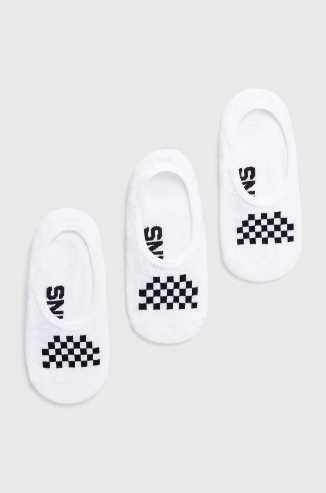 Шкарпетки Vans CLASSIC CANOODLE VN0007BCYB21 3-pack колір білий