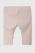 Дитячі бавовняні легінси United Colors of Benetton колір рожевий візерунок (3394454)