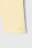 Дитячі легінси United Colors of Benetton колір жовтий однотонні (3391269)