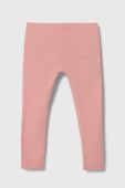 Дитячі легінси United Colors of Benetton колір рожевий однотонні (3409523)