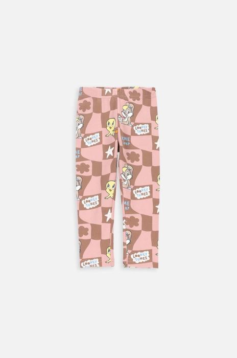 Легінси для немовлят Coccodrillo колір коричневий візерунок