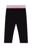 Дитячі легінси Pinko Up колір чорний однотонні (3438183)