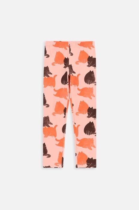 Дитячі легінси Coccodrillo ZC3122101PUK PEPPED UP KIDS колір рожевий з принтом
