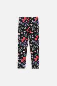Дитячі легінси Coccodrillo колір чорний візерунок (3641470)